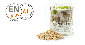 Dřevěné pelety PFEIFER PELLETS ENplus A1, smrk, 510 kg