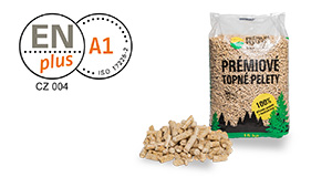 Dřevěné pelety PREMIUM PELLETS ENplus A1, smrk, 825 kg