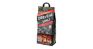 Dřevěné uhlí Premium Quality 4 kg